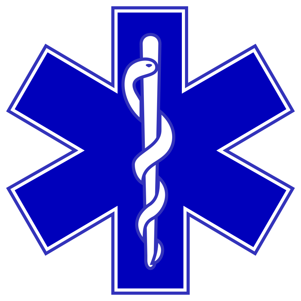 Emergency ambulance symbol — urgent referral